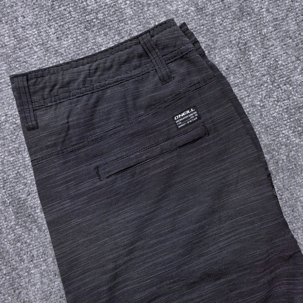 O'Neill Hybrid Shorts Men's Size 33 Black Gray Heathered Board Shorts Casual